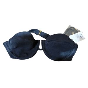 NWT Shade & Shore Black‎ Bikini Top Size 32B